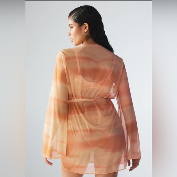 SAVAGE BY FENTY  mesh short robe - Picture 3 of 11